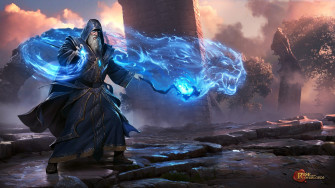 Wizard Men Beards Artwork Magic Robes Video Games HD Wallpaper