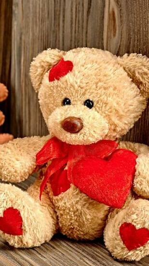 Teddy Bear Love iPhone Plus And Wallpaper