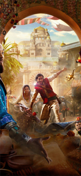 Aladdin 4k iPhone X Wallpaper