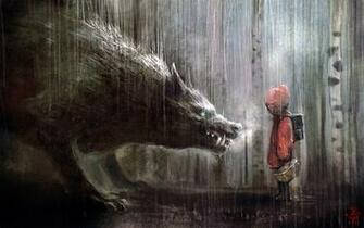 Red Riding Hood Computer Wallpaper Desktop Background