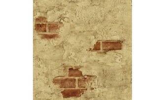 Wallpaper Designer Tuscan Tan Stucco Wall With Red Exposed Brick