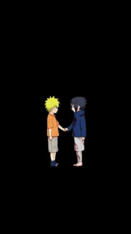 Naruto And Sasuke Anime Lock Screen Wallpaper