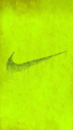 Nike Volt Green iPhone Wallpaper