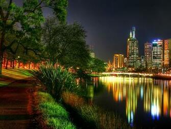 The City Night Lights Wallpaper Stock Photos