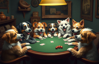 Dogs Playing Poker Wallpaper
