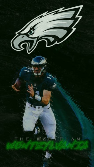 Oc Wentz iPhone Wallpaper I Made The Magician Eagles