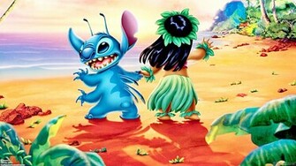 Disney Wallpaper Stitch Lilo Pelekai Walt Characters
