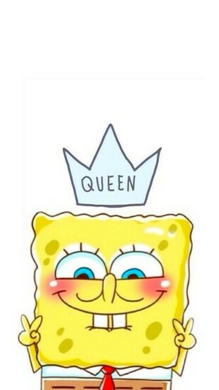 iPhone Wallpaper Queen Spongebob Yellow Image By
