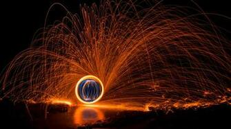 4k Wallpaper Hot Light Painting UHD Image