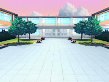 Mmd Hq Court Yard Stages Illustration De Paysage