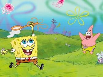 Wallpaper HD De Bob Esponja Cazando