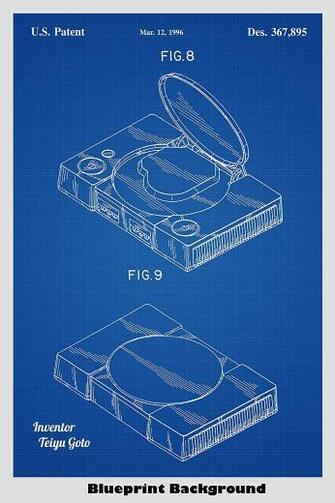 Amazon Sony Playstation Video Game System Poster Patent Print