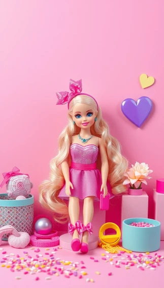 Barbie Pink Background