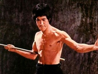 Wallpaper Photo Art Bruce Lee