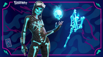 Fortnite Skeletera Skin Wallpaper iPhone Phone 4k 311e