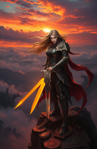 Fantasy Warrior Women Wallpaper