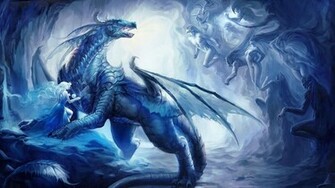 Top Blue Dragon Wallpaper