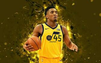 Wallpaper 4k Donovan Mitchell Abstract Art Basketball