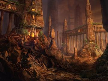 Ruins HD Desktop Wallpaper Baltana