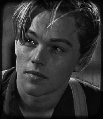 Leonardo Dicaprio Titanic Jack Black And White