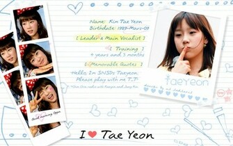 Taeyeon Snsd Profile Wallpaper Artistic Gallery