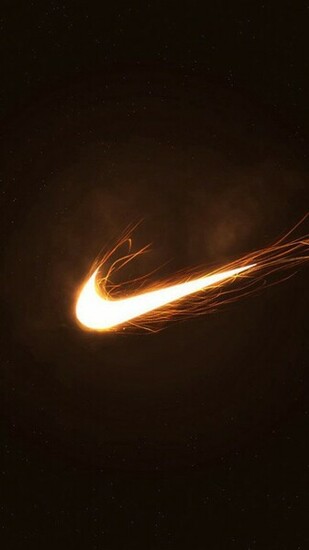 Home Nike Black Theme iPhone Wallpaper