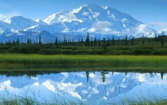 Great Mountains Waterfalls Wallpaper