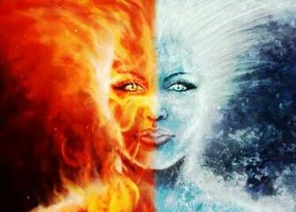 Wallpaper Proslut Astonishing Fire And Ice