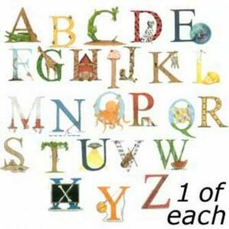 Alphabet Wallpaper Border Cutouts