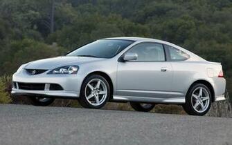 Wallpaper Acura Rsx Silver Metallic Side