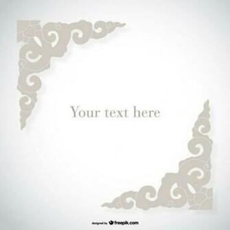 Retro Ornament Corner Design Vector