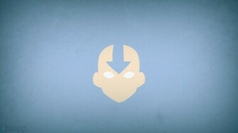 The Last Airbender Aang Blue Background Blo0p Wallpaper