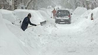 Businessman In Blizzard Jpg
