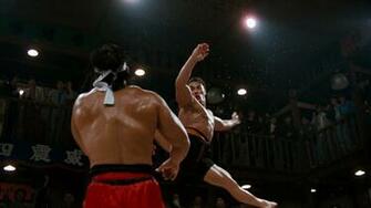 Bloodsport Split Kick HD Desktop Wallpaper Bolo Yeung