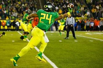 Oregon Ducks Play The State Beavers At Autzen Stadium In Eugene