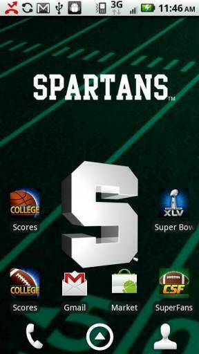 Sweet Officially Licensed Michigan State Spartans Live Wallpaper