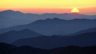 Great Smoky Mountains At Sunset Tennessee Cool Background