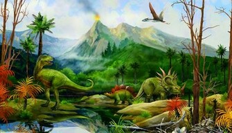 Dinosaur World Large Mural Murals For Kids