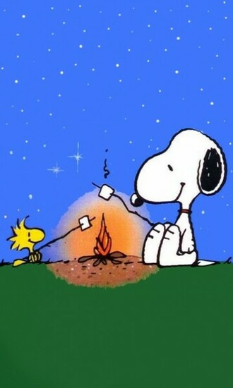 Snoopy Camping Wallpaper Screensaver Pre Id