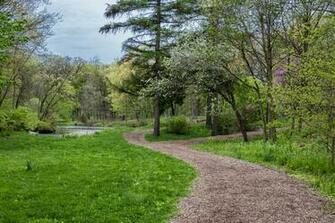 Wallpaper Usa Morton Arboretum Lisle Illinois Path Nature