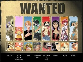 Free download Luffy Wanted Poster HD Wallpaper One Piece Anime