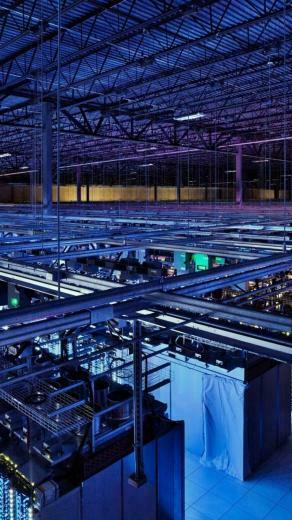 Multicolor Google Server Data Center Colors Wallpaper