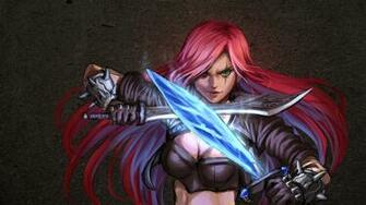 Katarina League Of Legends Girl Champion Lol Game HD 1080p