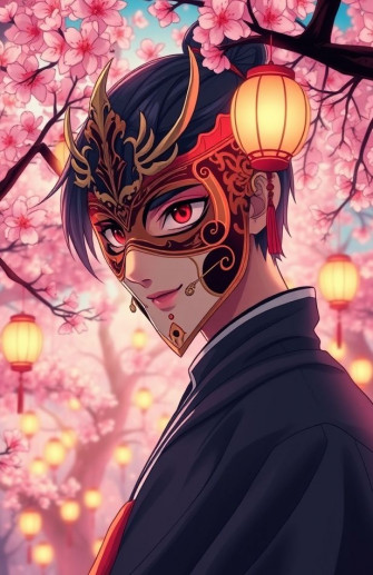 Anime With Mask Wallpaper