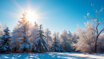 Sunny Winter Wallpaper