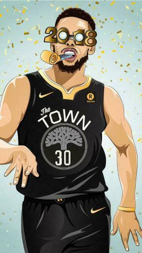 Stephen Curry New Year Wallpaper Basketball