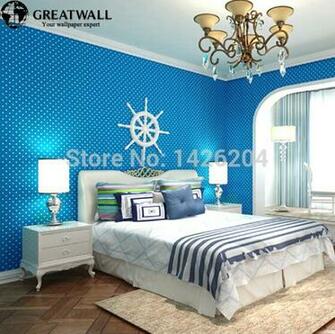 Blue Pink Green High End Wallpaper For Baby Room Bedrooms