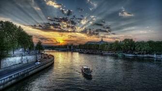 Seine River Cruise Paris Desktop Pc And Mac Wallpaper