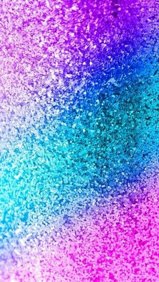 Blue And Purple Glitter Girly Wallpaper