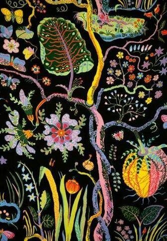 They Even Have Josef Frank Wallpaper How Cool Would A Fun Pattern